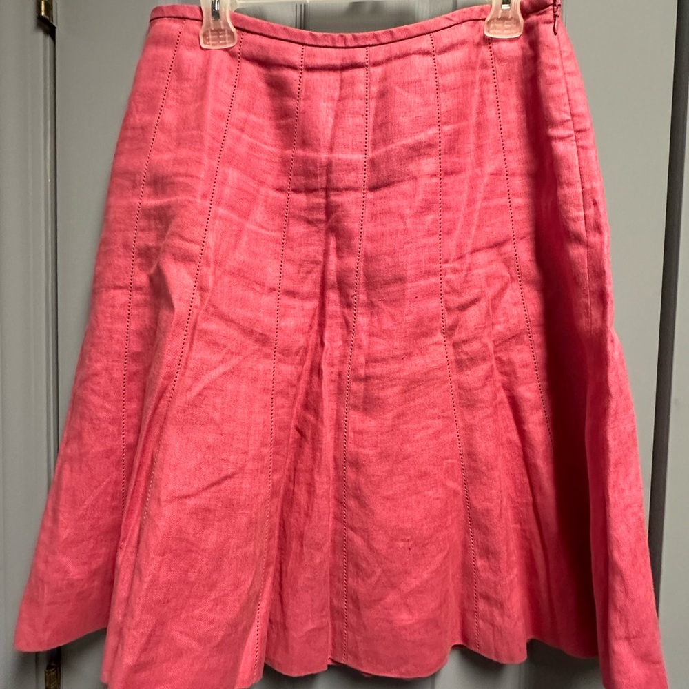Talbots Pink A-Line Skirt